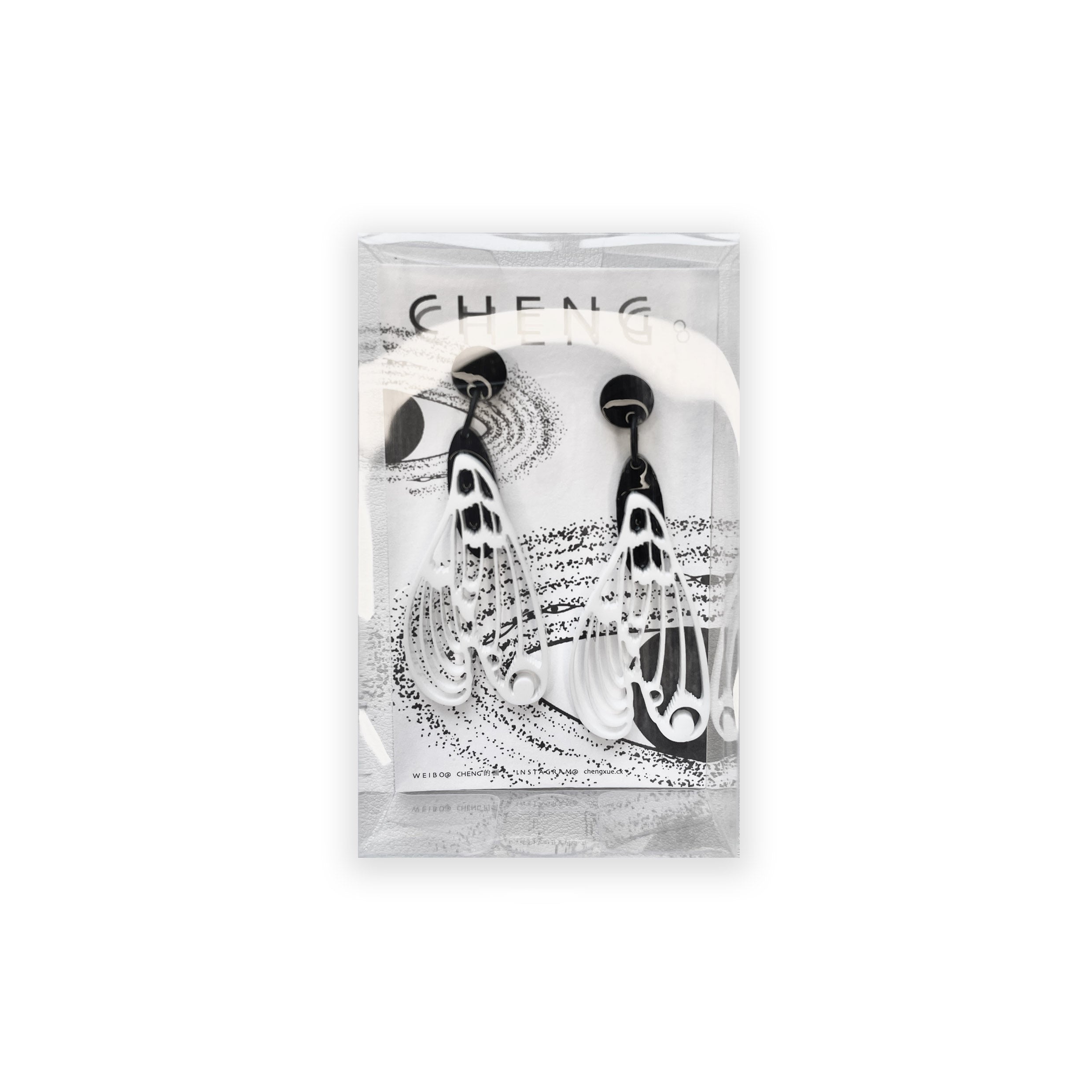 Cicada Acrylic Drop Earrings