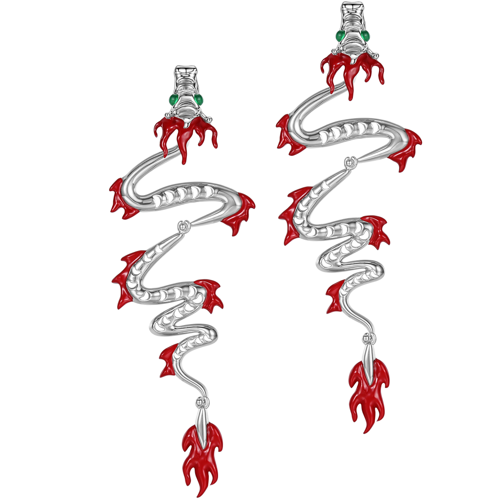 Wandering Dragon Earrings – Rouge