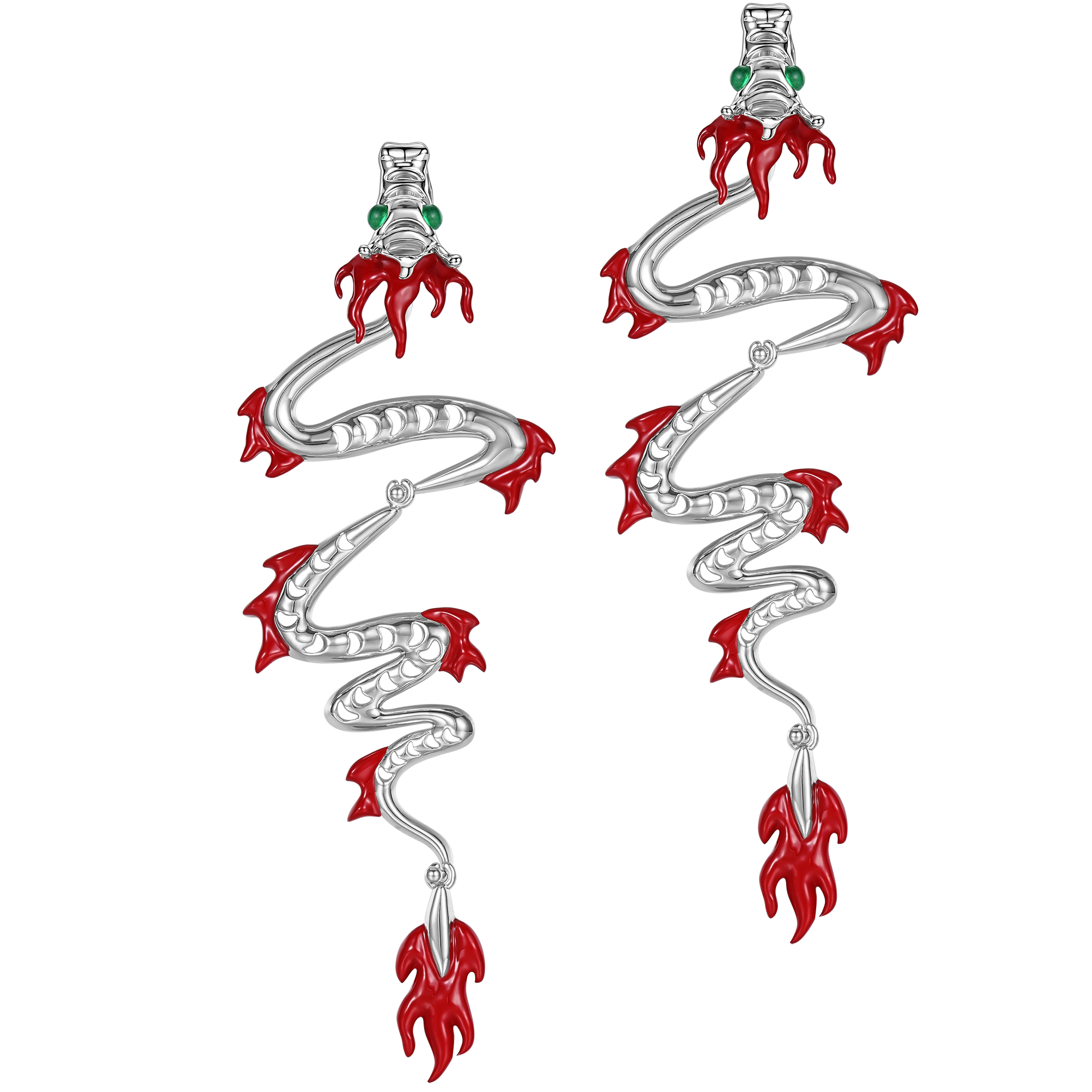 Wandering Dragon Earrings – Rouge