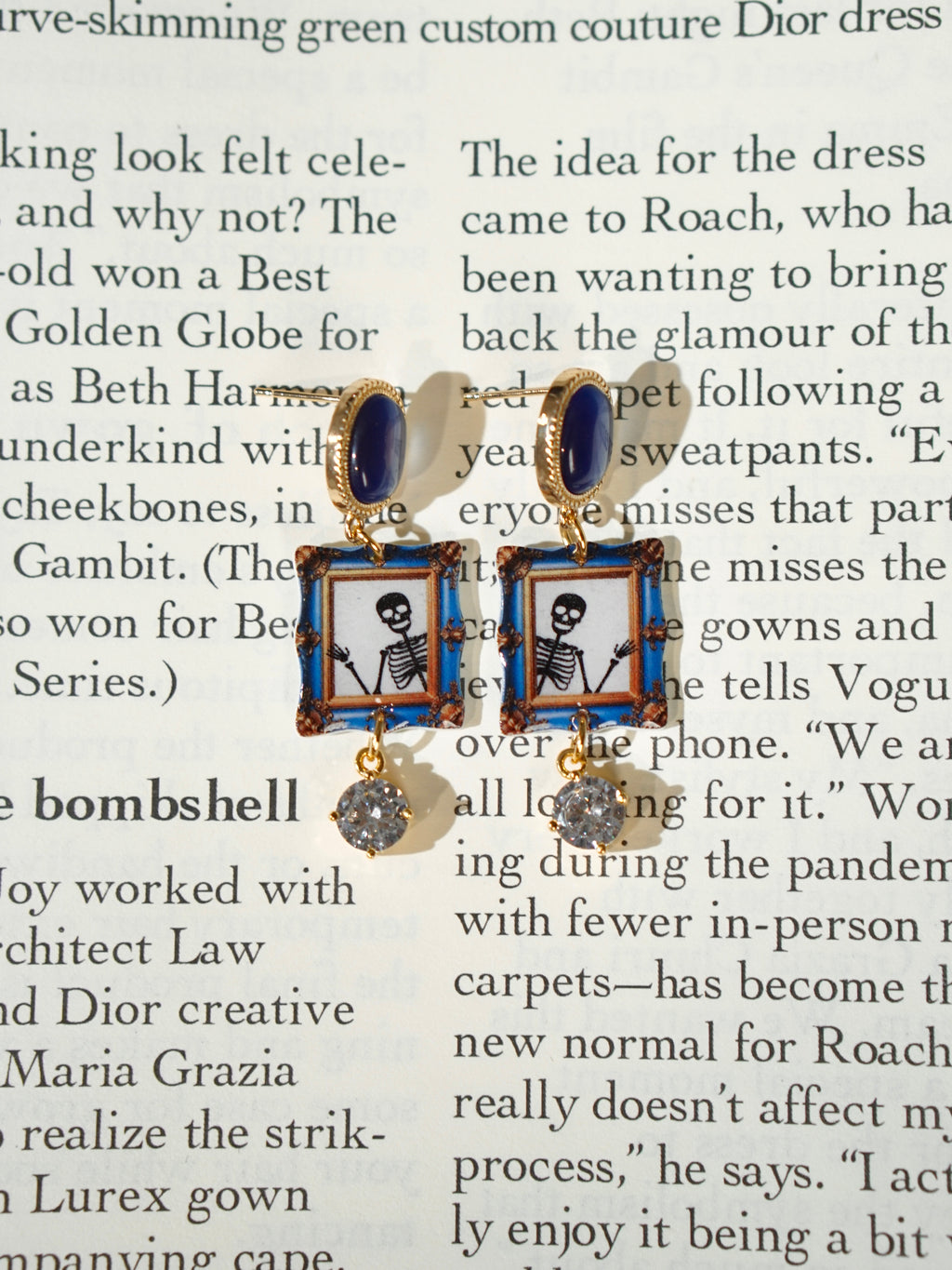 Dear John — Halloween Frame Earrings