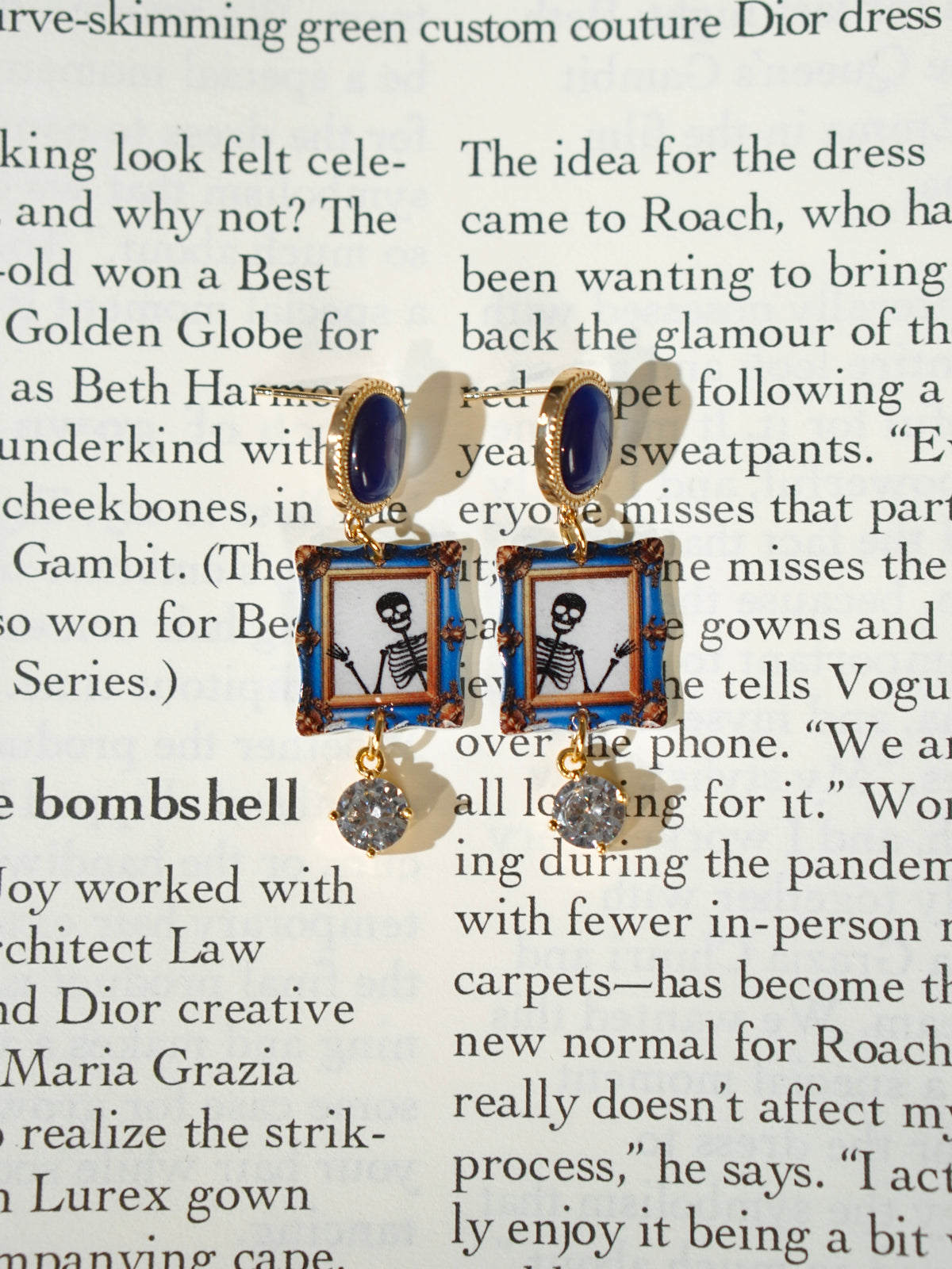 Dear John — Halloween Frame Earrings