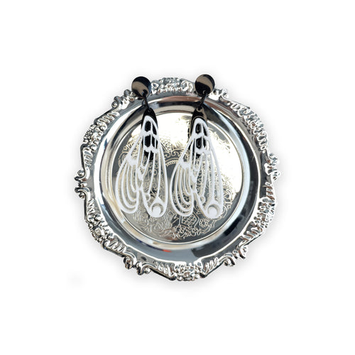 Cicada Acrylic Drop Earrings