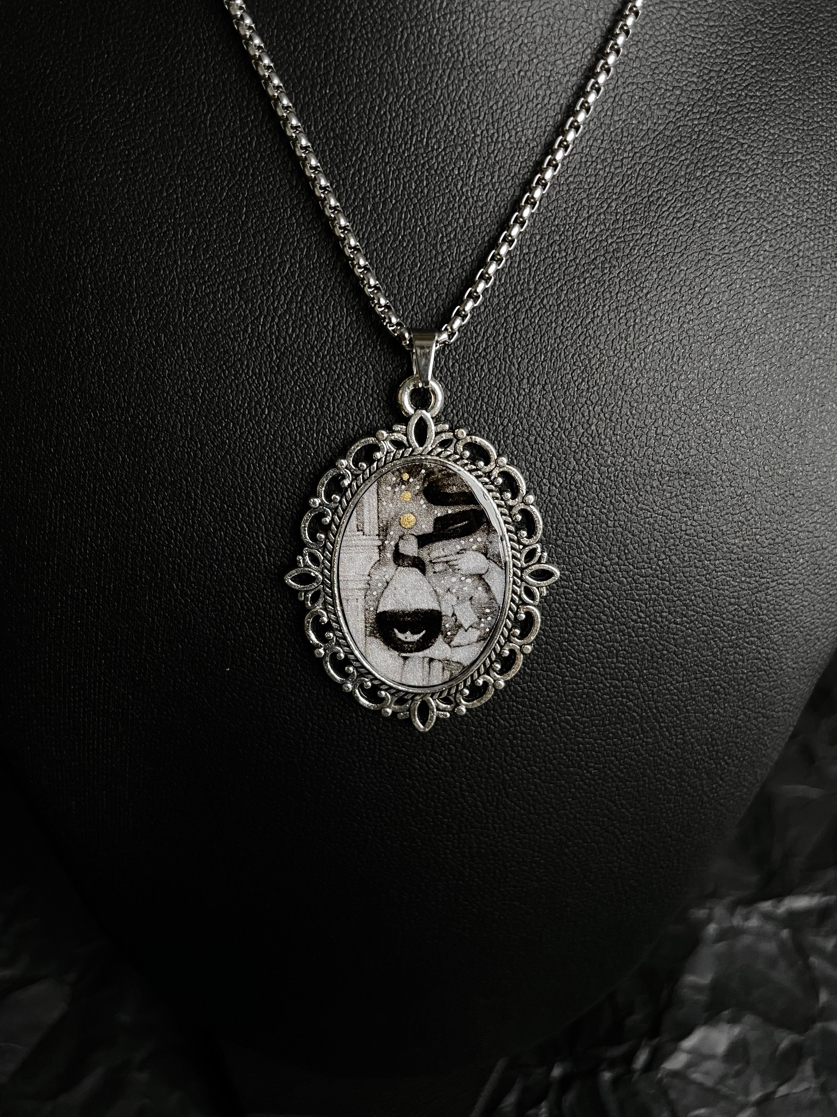 Archive Ink Locket Necklace