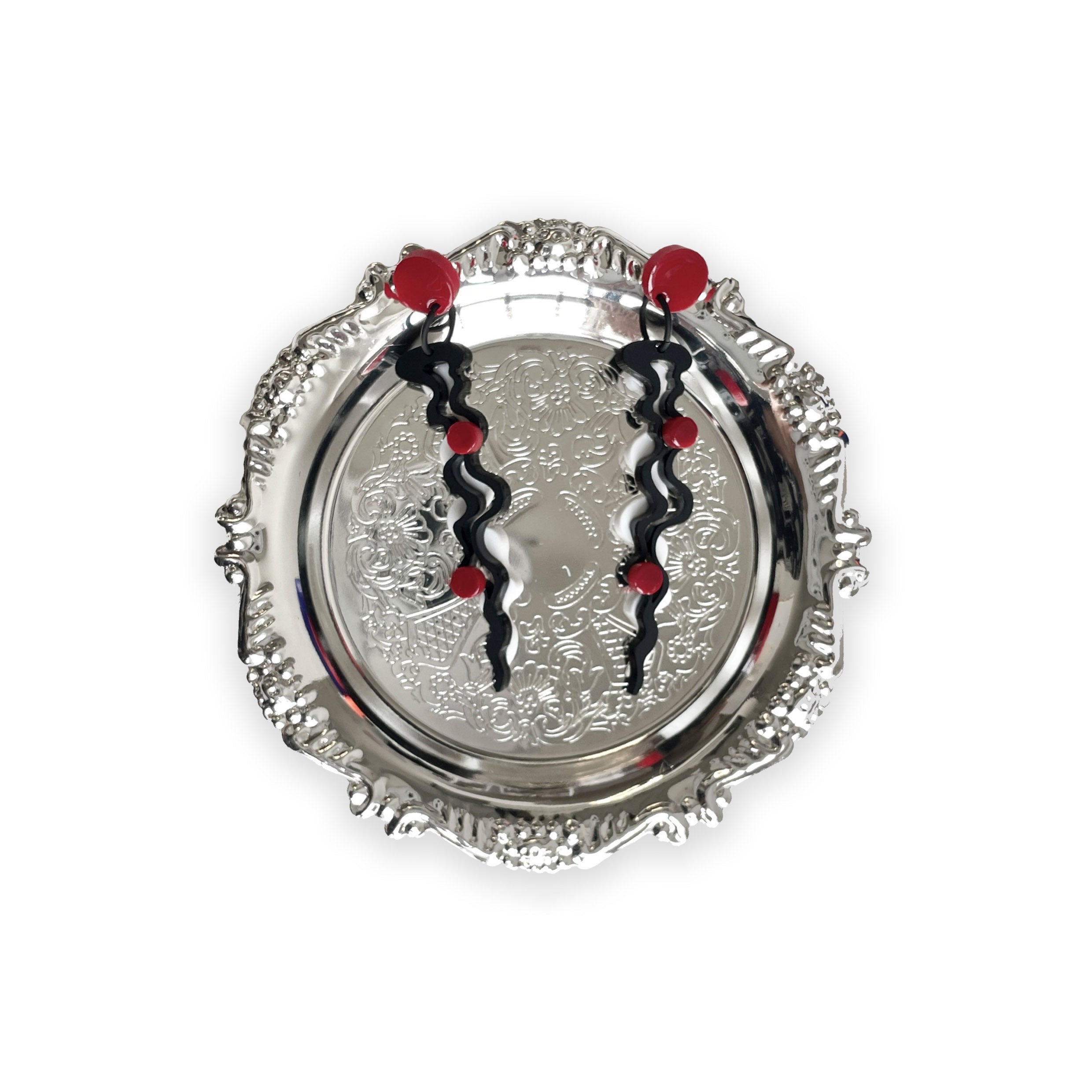 Ripple Acrylic Drop Earrings