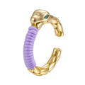 Purple Serpent Open Ring