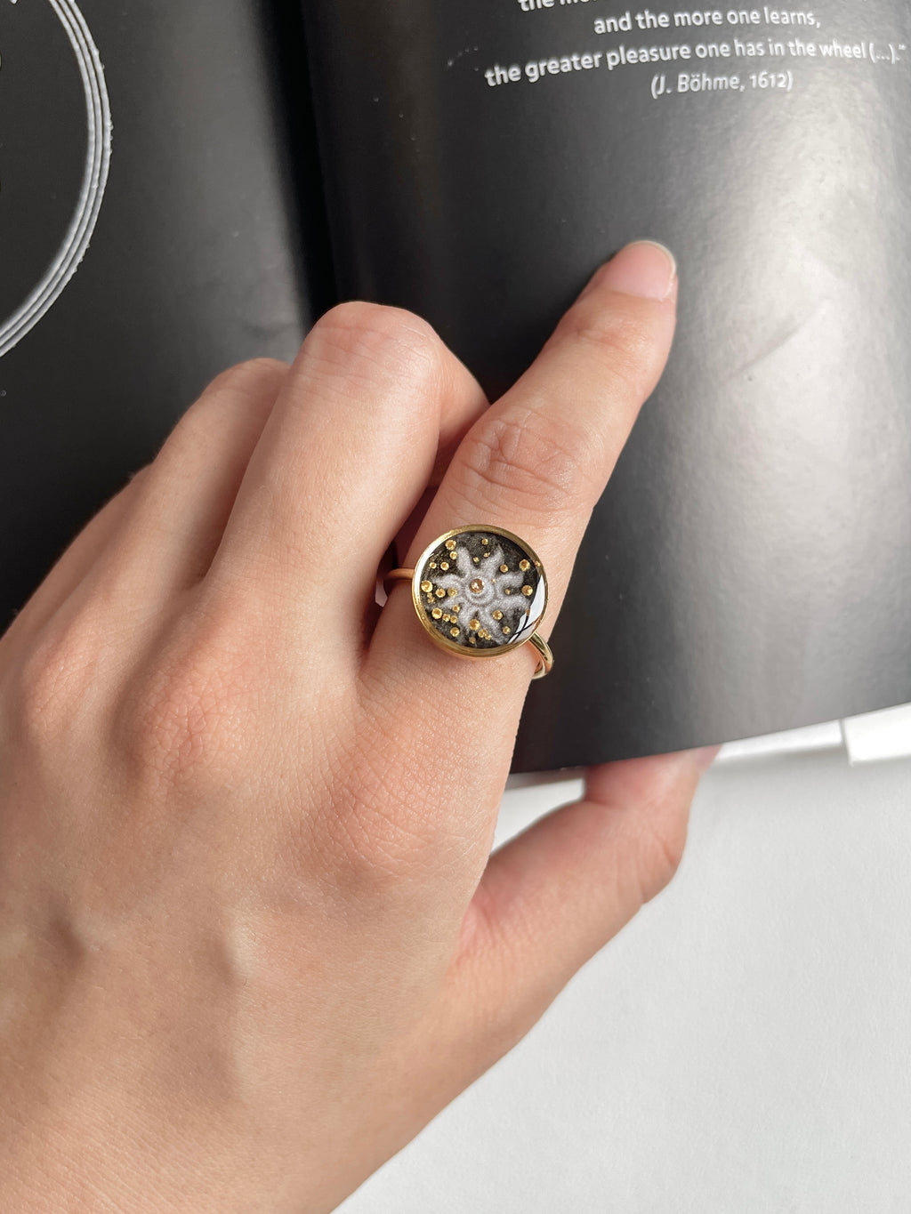 Solar Ink Ring – Gold / Silver