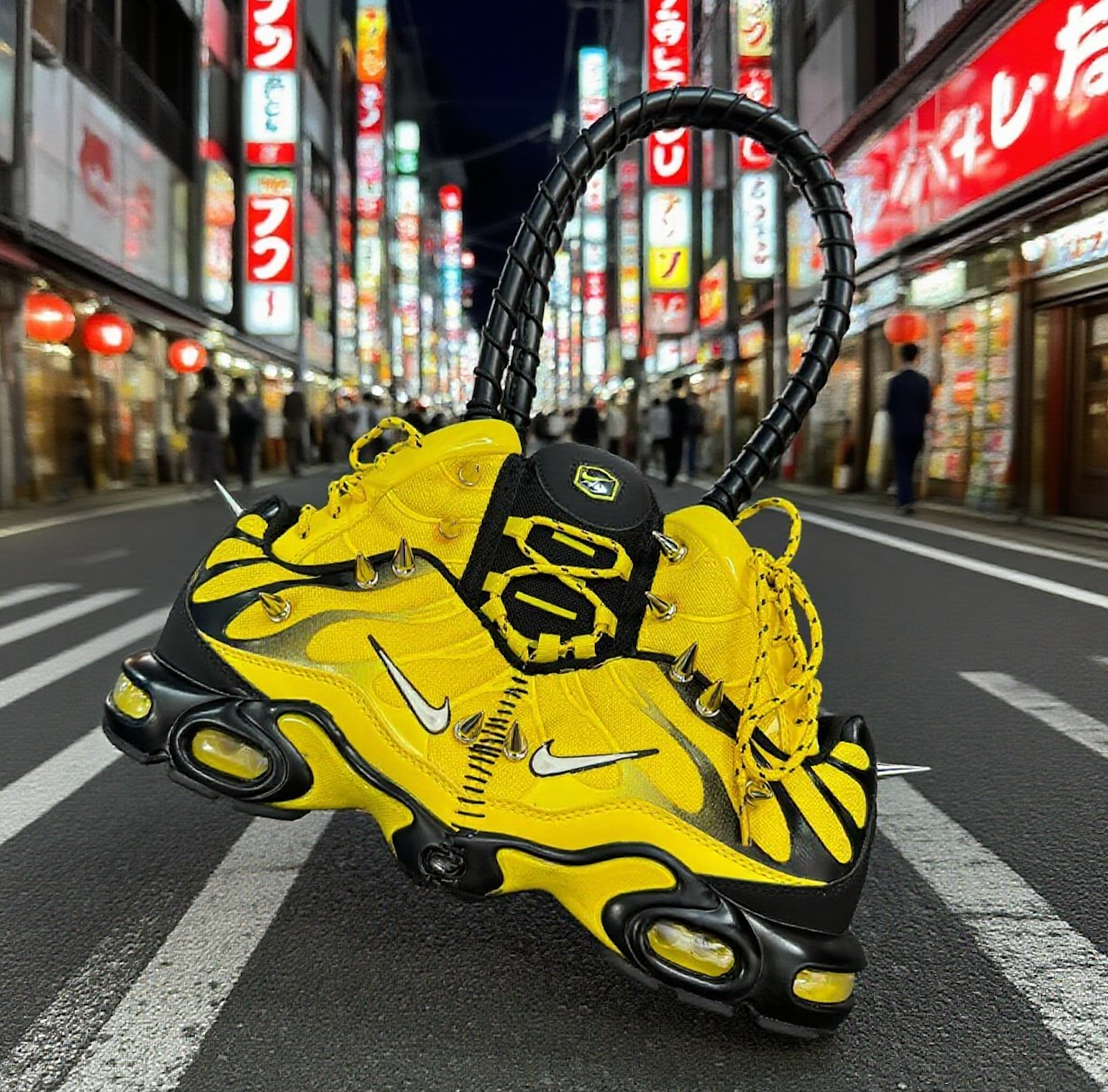 Reconstructed shoes into handbags (Limited edition)