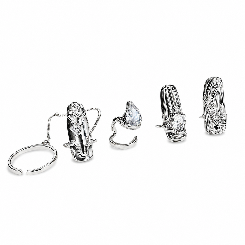 Liquid Armour Nail Rings (4 in a set)