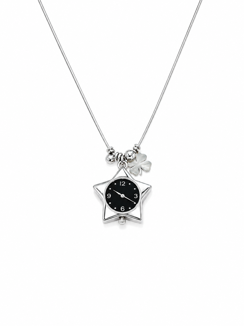 Stellar Time Necklace - Black Romance