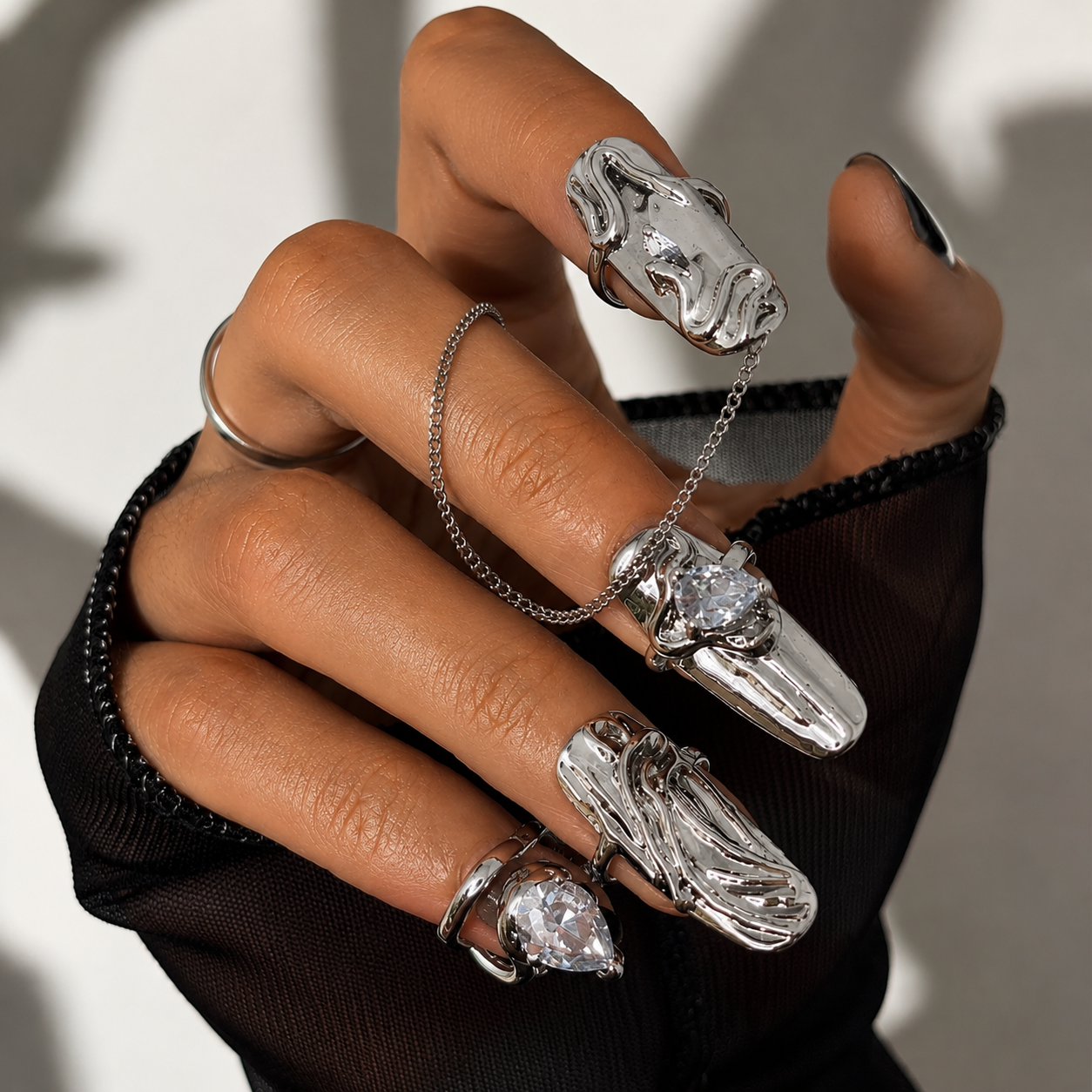 Liquid Armour Nail Rings (4 in a set)