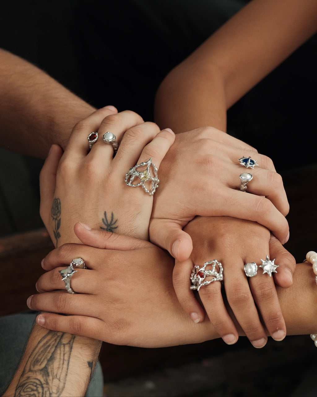 Wuyin Pearl Form Adjustable Ring