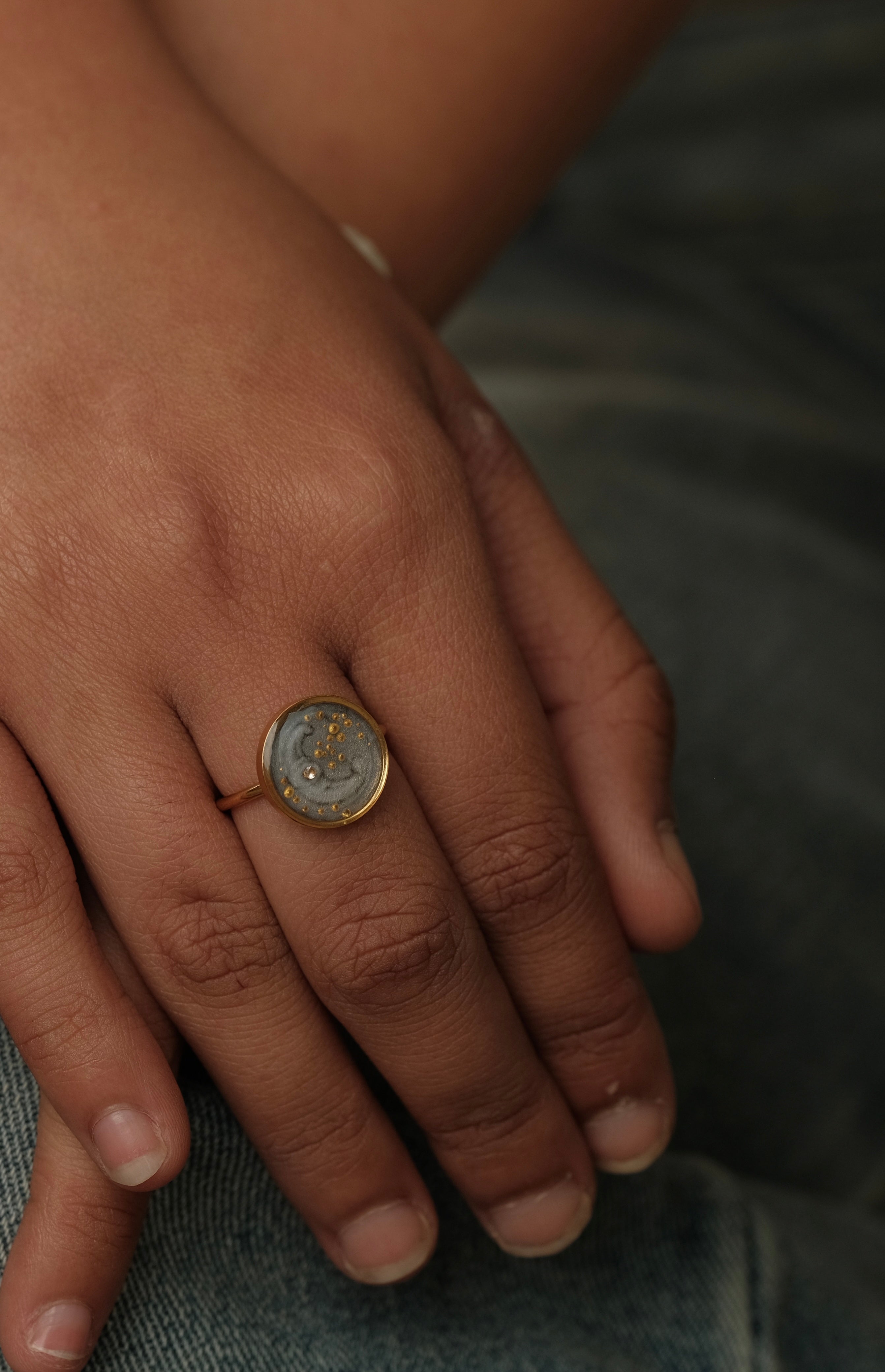 Moon Ink Ring (Gold, Silver)
