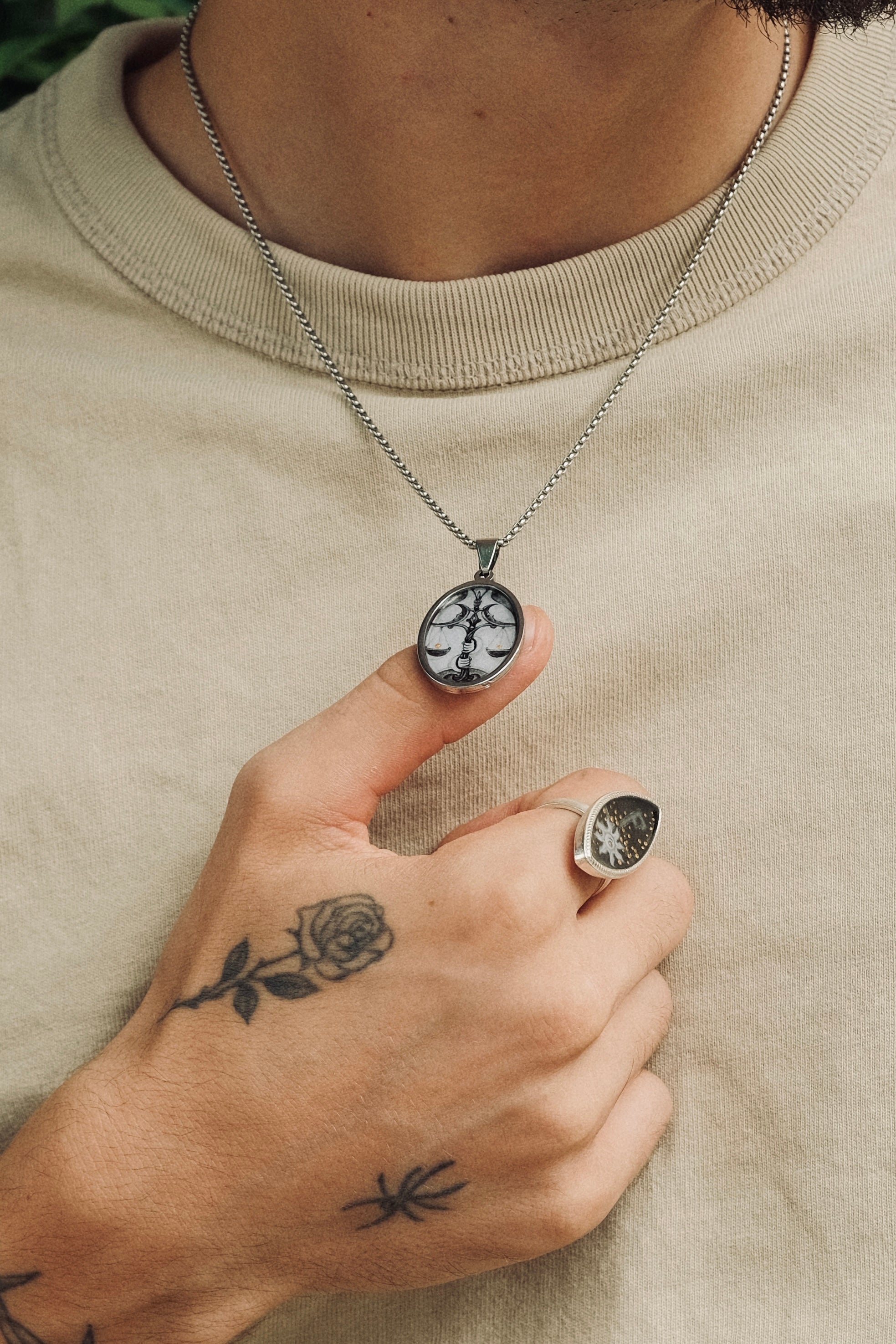 Quiet Icon Ink Necklace