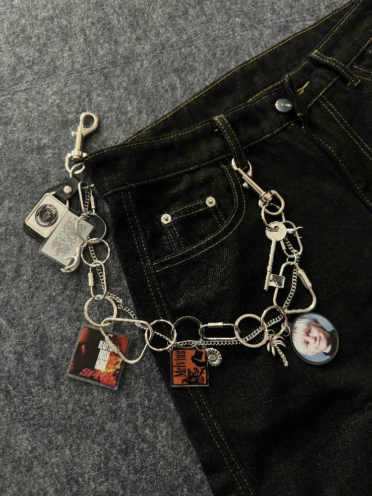 Rock Collage Chain for Pants