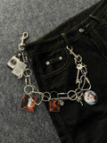 Rock Collage Chain for Pants