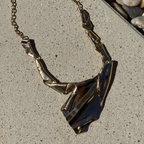 Edgy Retro Irregular Metal Necklace