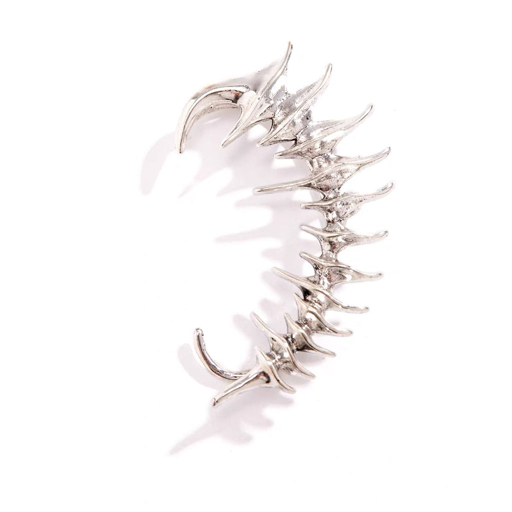 Edgy Spine-Inspired Ear Cuff (Left Ear)