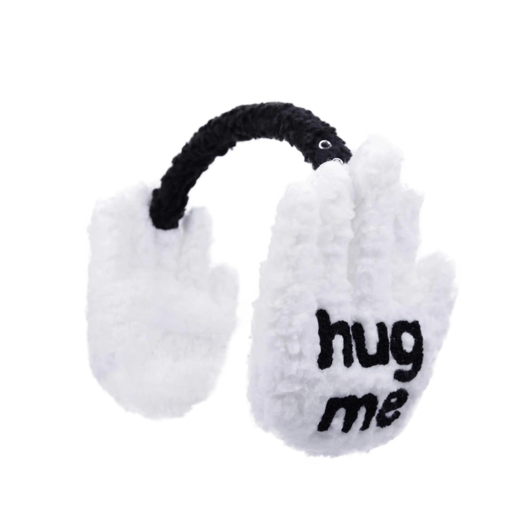 Fluffy "hug me" earmuffs