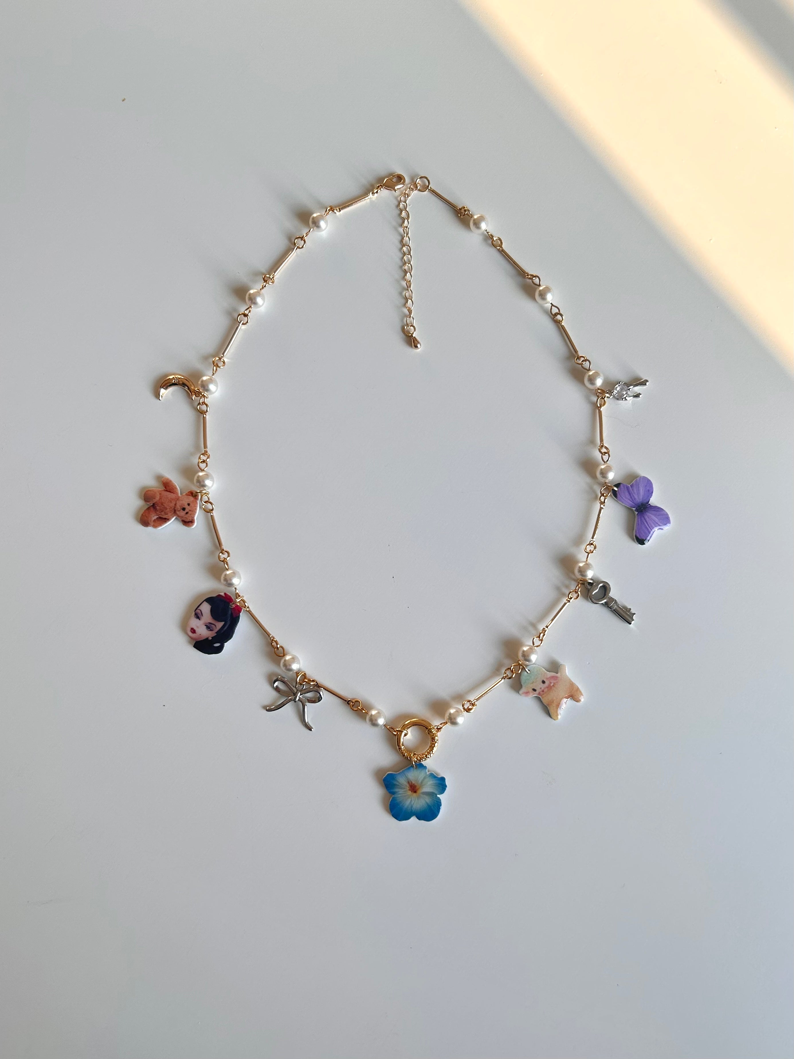 Romantic Summer Charm Necklace