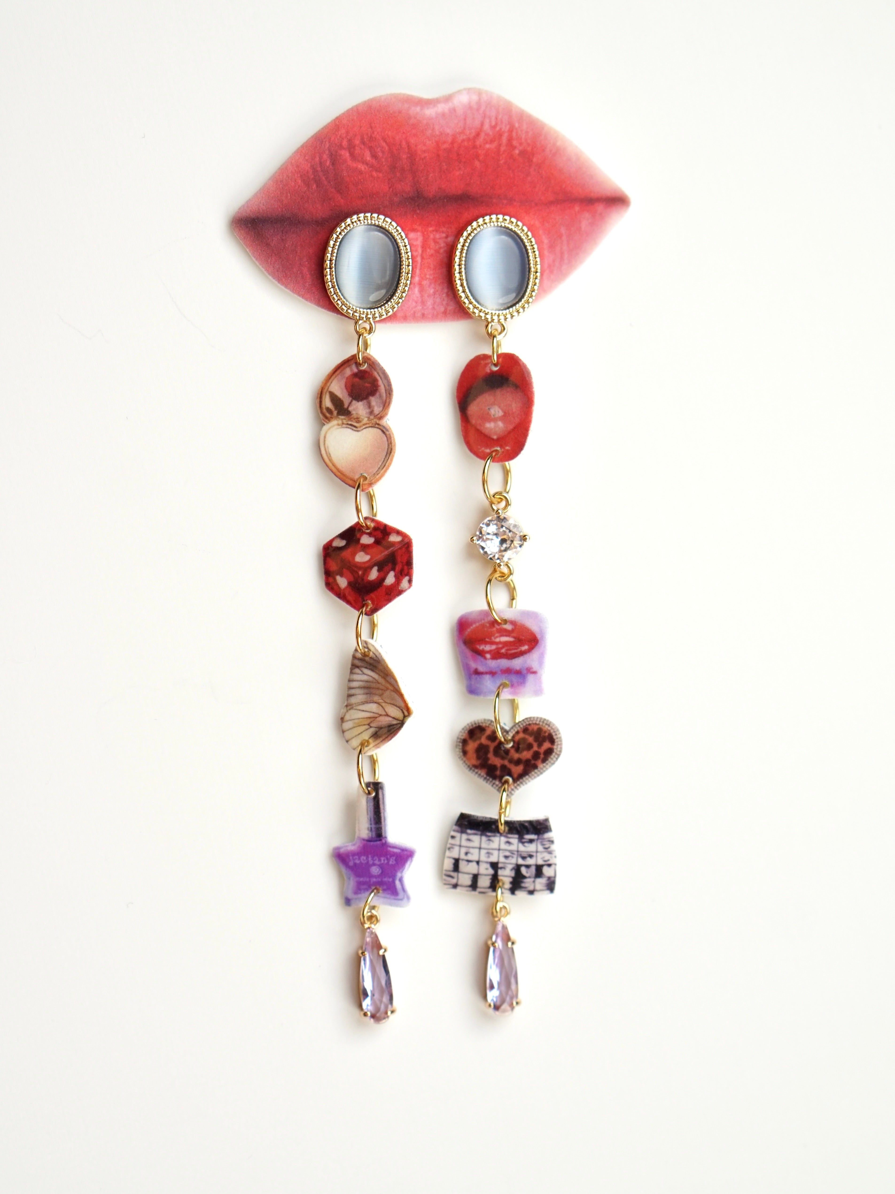 Kiss & Chaos Drops Earrings