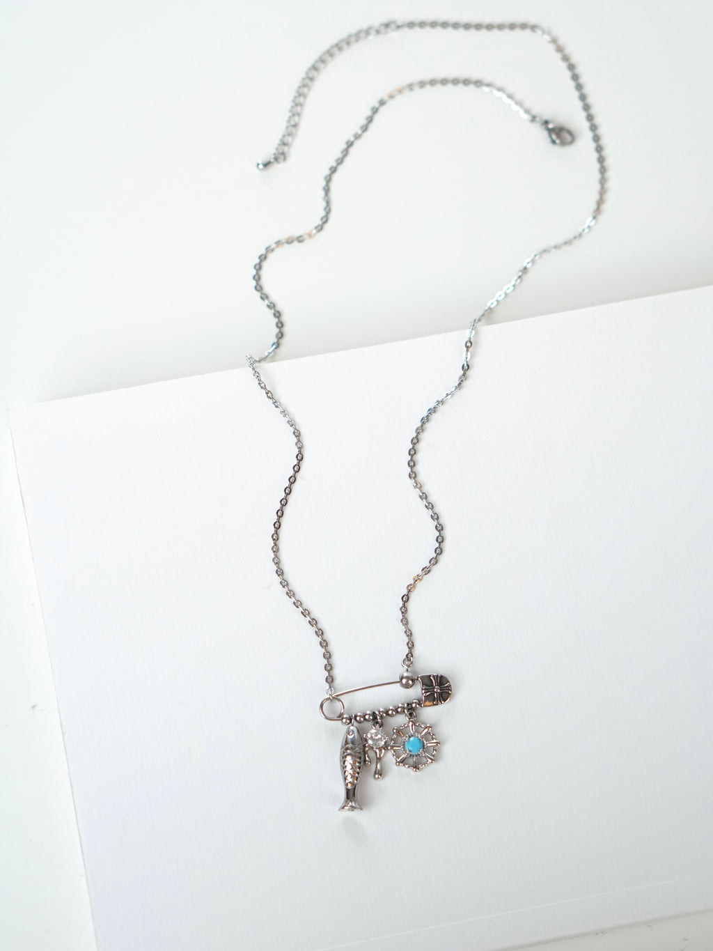Ocean Relic Pin Necklace