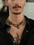 Menlv Rose Star Choker