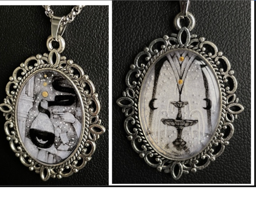 Archive Ink Locket Necklace