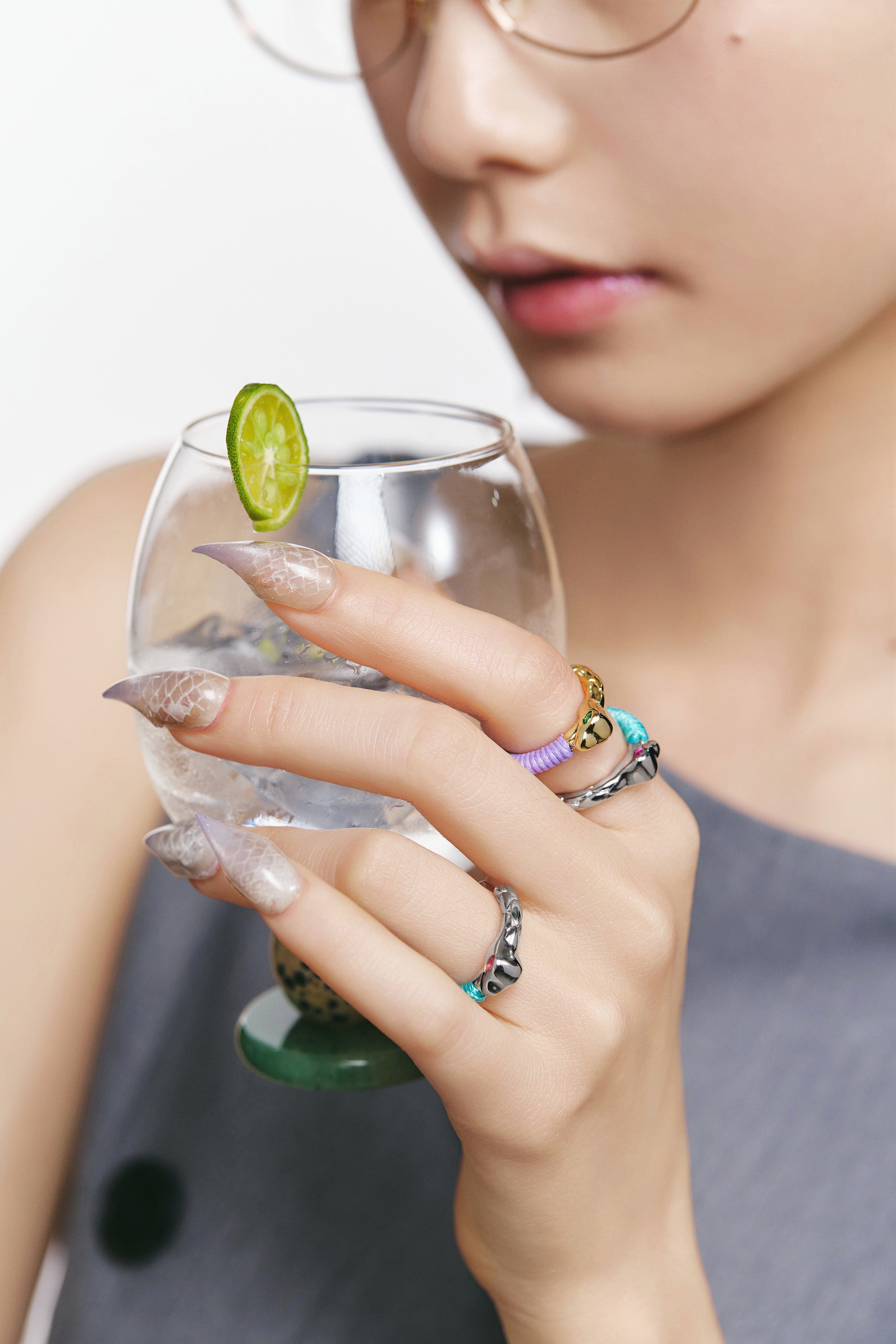 Jade Serpent Open Ring