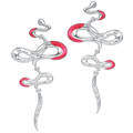 Twin Fairy Serpent Drop Earring – Rouge