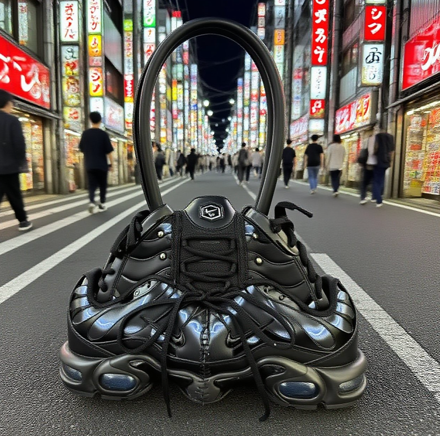 Reconstructed shoes into handbags (Limited Edition)