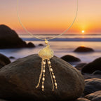 Jellyfish seashell necklace