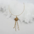 Jellyfish seashell necklace